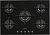 Варочная поверхность Smeg PV175B3