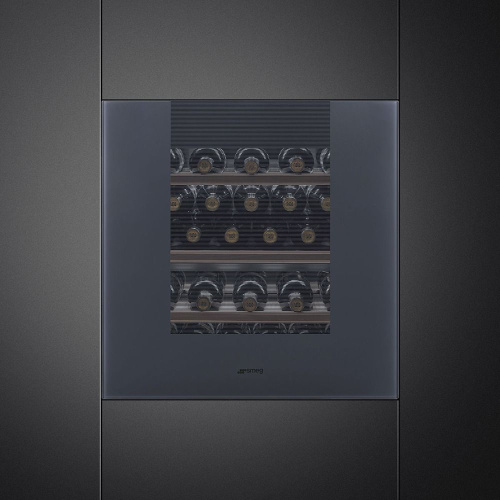 Встраиваемый винный шкаф Smeg CVI129G